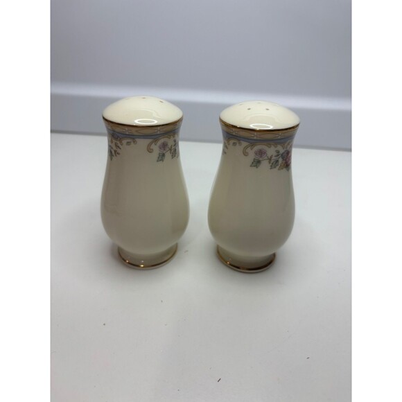 Lenox SOUTHERN Vista Salt & Pepper Set w/Stoppers Vintage Discontinued USA - Picture 5 of 7